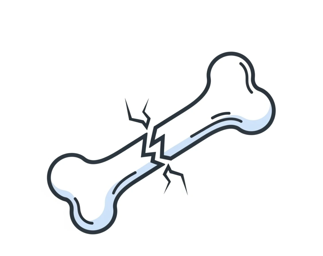 Ícone Medo de Fraturas